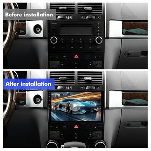 For Volkswagen/Touareg/Transporter T5 Upgrade from T72-T75 series Android 14 UIS7865 Car Radio with 9" Screen