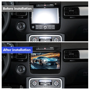 For Volkswagen Touareg FL NF 2010 - 2018 T75 series Android 14 UIS7865 Car Radio with 9" Screen