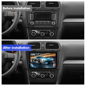 For Volkswagen VW Golf 6 2008-2016 T75 Android 14 UIS7865 Car Radio Upgrade From T72