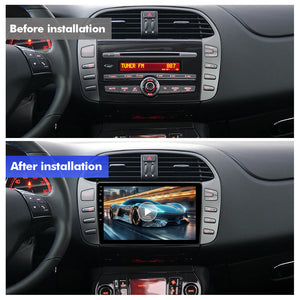 Upgrade from T72 - T75 series Android 14 UIS7865 Car Radio For Fiat Bravo 2007-2012 with 9" Screen