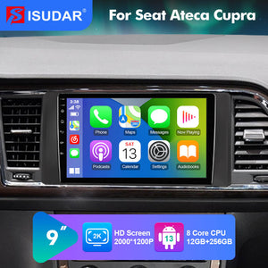 NEW! Android 13 For Seat ATECA 2016-2022 2K HD Screen Carplay 9” Car Radio