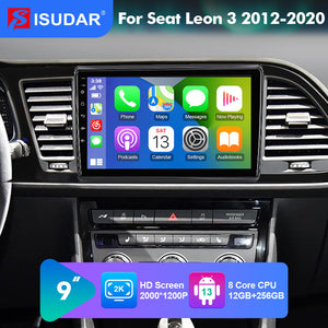 NEW! Android 13 For Seat LEON 2012-2020 2K HD Screen Carplay 9” Car Radio