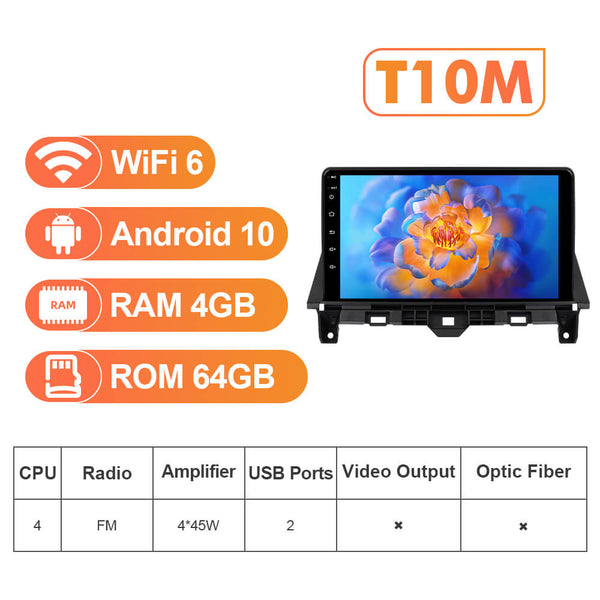 LeeKooLuu 10.1" Android 13 Car Stereo For Honda Accord 2008-2013 – GPS, WiFi, 32GB