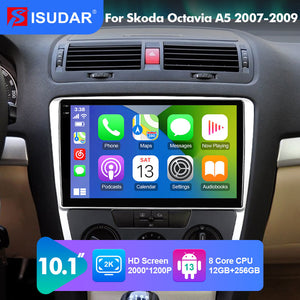 NEW! Android 13 For Skoda Octavia A5 2007-2014 2K HD Screen Carplay 10.1” Car Radio