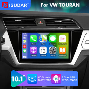 NEW! Android 10-Android 13 QLED Android Auto 10” Car Radio For VW/Volkswagen/TOURAN 2016 2017 2018-