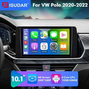 NEW! Android 10-Android 13 QLED Android Auto 10” Car Radio For VW Volkswagen POLO 2021 2022 GPS Multimedia Player Stereo