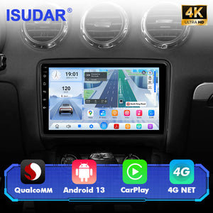 For AUDI TT 2006 - 2014 Q74 Qualcomm Android 13 9" Car Radio - ISUDAR Official Shop