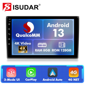 For Audi A4 S4 RS4 2002-2008 Q74 Qualcomm Android 13 9" Car Radio