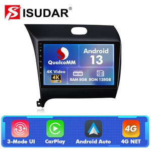 For Kia K3 Cerato 3 Forte 2013-2017 Q74 Qualcomm Android 13 9" Car Radio - ISUDAR Official Shop