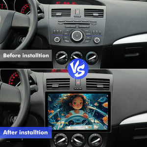 NEW! For Mazda 3 2010 2011 2012 2013 QLED Android 13 11.5" Car Radio DVD Player Multimedia Navigation