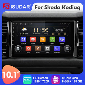 For Skoda Kodiaq 2017-2021 Octa 8 core Android Apple Wilress Carplay Car Radio Multimedia Navigation