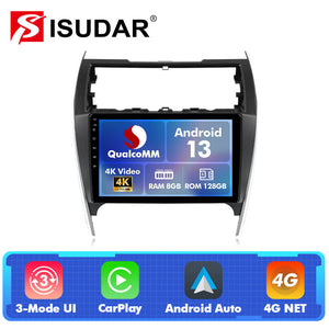 For Toyota Camry 2012-2014 Q74 Qualcomm Android 13 10" Car Radio