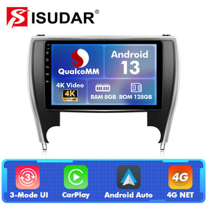 For Toyota Camry 2015-2017 Q74 Qualcomm Android 13 10" Car Radio