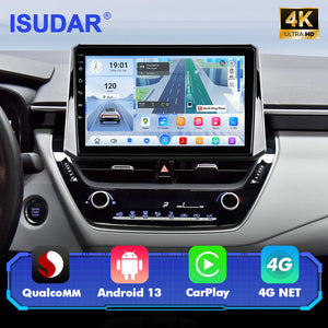 For Toyota Corolla 2018-2021 Q74 Qualcomm Android 13 10" Car Radio
