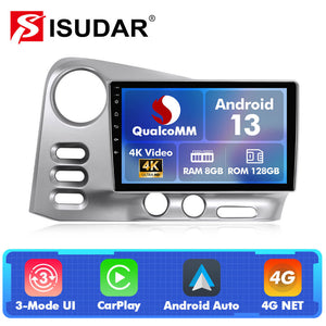 For Toyota Matrix 2003-2004 & Pontiac Vibe 2003-2008 Q74 Qualcomm Android 13 9" Car Radio - ISUDAR Official Shop