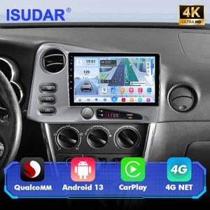 For Toyota Matrix 2005-2008 Q74 Qualcomm Android 13 9" Car Radio - ISUDAR Official Shop