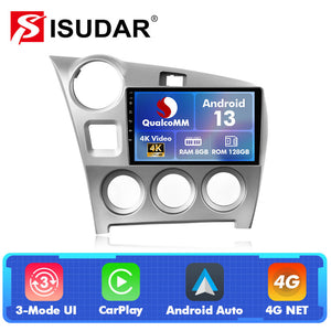 For Toyota Matrix 2009-2014 Q74 Qualcomm Android 13 9" Car Radio - ISUDAR Official Shop