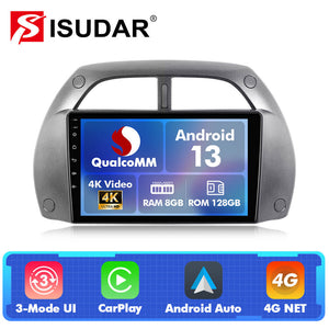 For Toyota RAV4 2001-2006 Q74 Qualcomm Android 13 9" Car Radio - ISUDAR Official Shop
