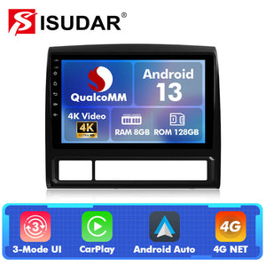 For Toyota Tacoma 2 N200 Hilux 2005-2015 Q74 Qualcomm Android 13 9" Car Radio - ISUDAR Official Shop