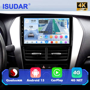 For Toyota Yaris 2018-2022 Q74 Qualcomm Android 13 9" Car Radio - ISUDAR Official Shop