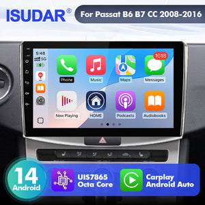 Upgrade from T72 - T75 series Android 14 UIS7865 Car Radio For VW/Volkswagen/Passat B6 B7 - ISUDAR Official Shop