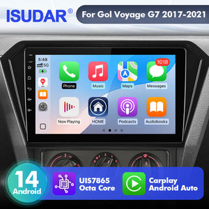 Upgrade from T72 - T75 series Android 14 UIS7865 Car Radio For Gol Voyage G7 2017-2021 - ISUDAR Official Shop