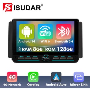 10 inch Android 14 New Design Angle Key 2.0 Touch Screen Car Radio Button Car Stereo For Seat ATECA 2016-2022