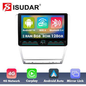 10 inch Android 14 New Design Angle Key 2.0 Touch Screen Car Radio Button Car Stereo For Skoda Octavia A5 2007-2014 - ISUDAR Official Shop