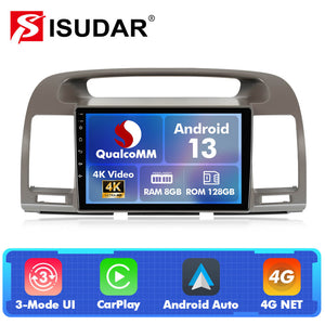 For Toyota Camry 2001-2006 Q74 Qualcomm Android 13 9" Car Radio