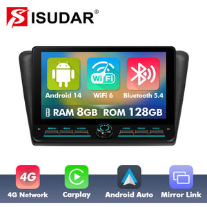 10 inch Android 14 New Design Angle Key 2.0 Touch Screen Car Radio Button Car Stereo For Volkswagen Skoda Rapid 2013-2019 - ISUDAR Official Shop