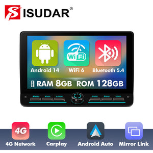 10 inch Android 14 New Design Angle Key 2.0 Touch Screen Car Radio Button Car Stereo For Volkswagen VW Transporter Multivan T5 Caravel - ISUDAR Official Shop