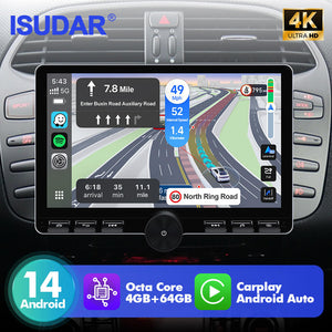 10 inch Android 14/Android 13 Button Car Radio For Fiat Bravo 2007-2012