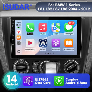 Upgrade from T72 - T75 series Android 14 UIS7865 Car Radio For BMW 1 Series E81 - ISUDAR Official Shop