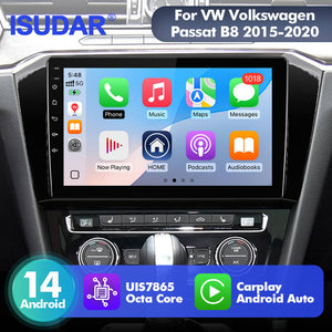 For VW/Volkswagen Passat B8 2015- T75 Android 14 UIS7865 Car Radio Upgrade From T72