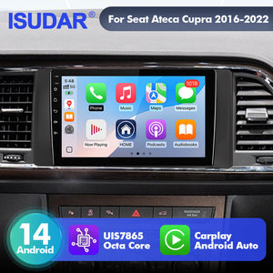 For Seat ATECA 2016-2022 T75 Upgrade from T72 Android 14 UIS7865 Car Radio