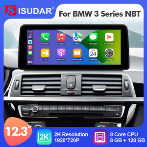 ISUDAR 12.3 Inch Android 12 Car Radio For BMW 3 Series F30 F31 F33 2013-2016 GPS Auto Multimedia Stereo Player