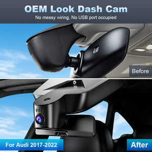 ISUDAR 2026 OEM Dash Cam 4K UHD Sony Sensor WiFi App For Audi 2017-2022 A1 A3 A4 A5 A6 A7 A8 Q2 Q3 Q5 Q7 Q8 S1 S3 S4 S5 S6 S7 S8 RS3 RS4 RS5 RS7 TT
