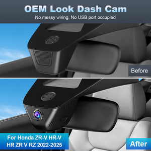 ISUDAR 2026 OEM Dash Cam 4K UHD Sony Sensor WiFi App For Honda ZR-V HR-V HR ZR VRZ 2022-2025