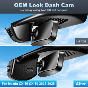 ISUDAR 2026 OEM Dash Cam 4K UHD Sony Sensor WiFi App For Mazda CX-50 CX-60 CX50 CX60 2024-2026