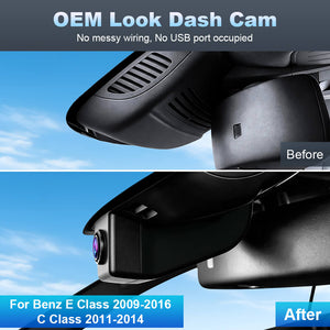 ISUDAR 2026 OEM Dash Cam 4K UHD Sony Sensor WiFi App For Mercedes-Benz E Class 2009-2016 C Class 2011-2014