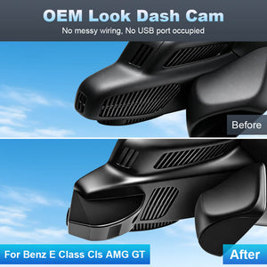 ISUDAR 2026 OEM Dash Cam 4K UHD Sony Sensor WiFi App For Mercedes-Benz E Class CIs AMG GT