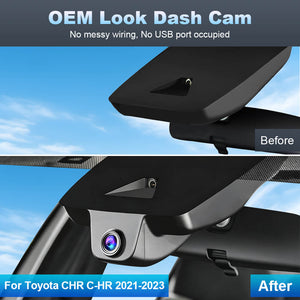 ISUDAR 2026 OEM Dash Cam 4K UHD Sony Sensor WiFi App For Toyota CHR C-HR 2021-2023 - ISUDAR Official Shop