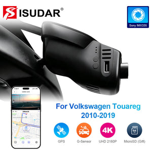 ISUDAR 2026 OEM Dash Cam 4K UHD Sony Sensor WiFi App For Volkswagen Touareg 2010-2019 - ISUDAR Official Shop