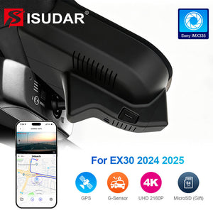 ISUDAR 2026 OEM Dash Cam 4K UHD Sony Sensor WiFi App For Volvo EX30 2024-2025 - ISUDAR Official Shop