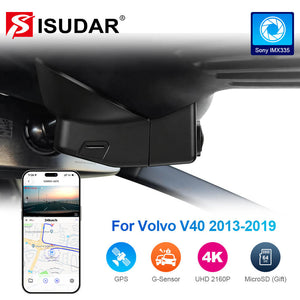 ISUDAR 2026 OEM Dash Cam 4K UHD Sony Sensor WiFi App For Volvo V40 2013-2019 - ISUDAR Official Shop