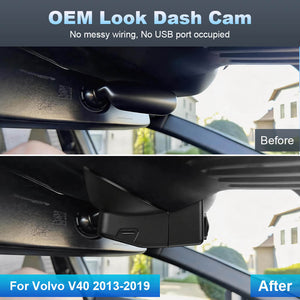 ISUDAR 2026 OEM Dash Cam 4K UHD Sony Sensor WiFi App For Volvo V40 2013-2019 - ISUDAR Official Shop