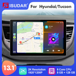 ISUDAR 2K 13.1'' Android 12 Car Multimedia Radio Player For Hyundai/Tucson 3 2015-2018 Carplay
