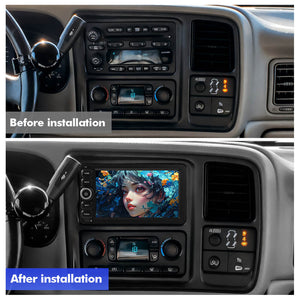 ISUDAR For Chevrolet Chevy GMC Buick Hummer Oldsmobile 7.73" Android 14 Car Stereo 2/4+64G