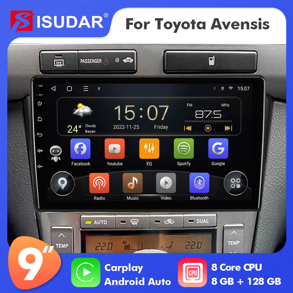 ISUDAR Car Audio Head Units H53 Android 9.0 with 30% off