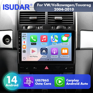 For Volkswagen/Touareg/Transporter T5 Upgrade from T72-T75 series Android 14 UIS7865 Car Radio with 9" Screen